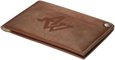 Бумажник из натуральной кожи, цвет коричневый - 10689000- Фото №2