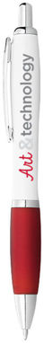 Кулькова ручка Nash, колір білий, червоний - 10690002- Фото №2