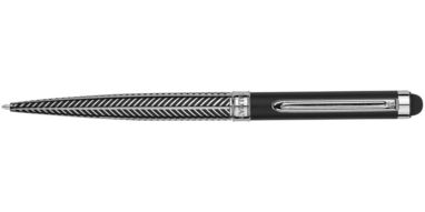 Шариковая ручка стилус Empire, цвет серебряный, сплошной черный - 10695000- Фото №3