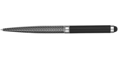 Шариковая ручка стилус Empire, цвет серебряный, сплошной черный - 10695000- Фото №4