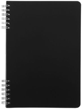 Блокнот Flex А5, колір суцільний чорний - 10698200- Фото №3