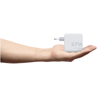 Xtorm XVC2067 GaN Ultra дорожное зарядное устройство мощностью 67 Вт с кабелем USB-C PD мощностью 100 Вт, цвет белый - 12439601- Фото №5