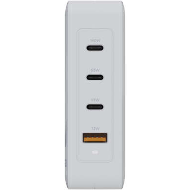 Xtorm XVC2140 GaN Ultra дорожное зарядное устройство мощностью 140 Вт с кабелем USB-C PD мощностью 240 Вт, цвет белый - 12439701- Фото №4 Xtorm XVC2140 GaN Ultra дорожное зарядное устройство мощностью 140 Вт с кабелем USB-C PD мощностью 240 Вт, цвет белый - 12439701- Фото №4