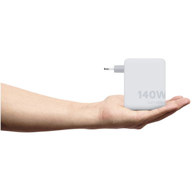 Xtorm XVC2140 GaN Ultra дорожное зарядное устройство мощностью 140 Вт с кабелем USB-C PD мощностью 240 Вт, цвет белый - 12439701- Фото №5 Xtorm XVC2140 GaN Ultra дорожное зарядное устройство мощностью 140 Вт с кабелем USB-C PD мощностью 240 Вт, цвет белый - 12439701- Фото №5