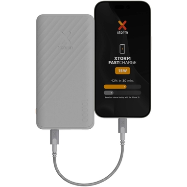 Xtorm XG210 Go2 портативное зарядное устройство с быстрой зарядкой, 15 Вт, 10 000 мАч, цвет белый - 12441106- Фото №5