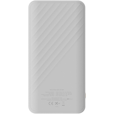 Xtorm XG220 Go2 портативное зарядное устройство с быстрой зарядкой, 15 Вт, 20 000 мАч, цвет белый - 12441262- Фото №4