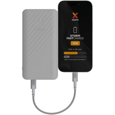 Xtorm XG220 Go2 портативное зарядное устройство с быстрой зарядкой, 15 Вт, 20 000 мАч, цвет белый - 12441262- Фото №5