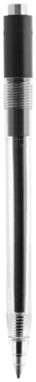 Кулькова ручка Tavas, колір суцільний чорний - 10698800- Фото №3