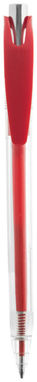 Шариковая ручка Tavas, цвет прозрачный, красный - 10698802- Фото №1