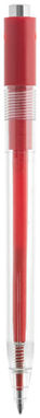 Шариковая ручка Tavas, цвет прозрачный, красный - 10698802- Фото №3