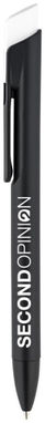 Шариковая ручка Dalaman, цвет сплошной черный, белый - 10699100- Фото №2