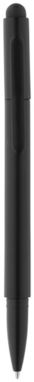 Кулькова ручка-стилус Gorey, колір чорний глянсовий, суцільний чорний - 10699500- Фото №1