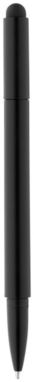 Кулькова ручка-стилус Gorey, колір чорний глянсовий, суцільний чорний - 10699500- Фото №4
