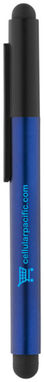 Шариковая ручка-стилус Gorey, цвет ярко-синий, сплошной черный - 10699501- Фото №2