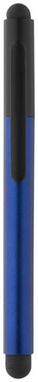 Шариковая ручка-стилус Gorey, цвет ярко-синий, сплошной черный - 10699501- Фото №3