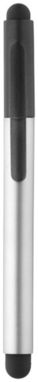 Шариковая ручка-стилус Gorey, цвет серебряный, сплошной черный - 10699503- Фото №3