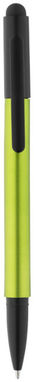 Шариковая ручка-стилус Gorey, цвет лайм, сплошной черный - 10699504- Фото №1