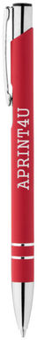 Кулькова ручка Cork, колір червоний - 10699902- Фото №2