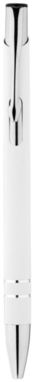 Кулькова ручка Cork, колір білий - 10699903- Фото №3
