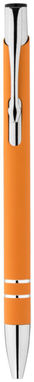 Кулькова ручка Cork, колір оранжевий - 10699905- Фото №3