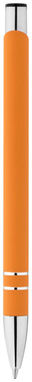 Кулькова ручка Cork, колір оранжевий - 10699905- Фото №4