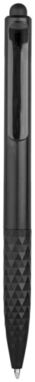 Кулькова ручка-стилус Tri Click Clip, колір суцільний чорний - 10700400- Фото №3