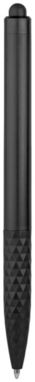 Кулькова ручка-стилус Tri Click Clip, колір суцільний чорний - 10700400- Фото №4