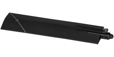 Шариковая ручка-стилус Tri Click Clip, цвет сплошной черный - 10700400- Фото №6