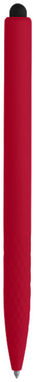Шариковая ручка-стилус Tri Click Clip, цвет красный - 10700402- Фото №4