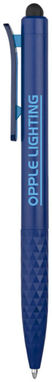 Кулькова ручка-стилус Tri Click Clip, колір темно-синій - 10700403- Фото №2