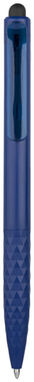Кулькова ручка-стилус Tri Click Clip, колір темно-синій - 10700403- Фото №3