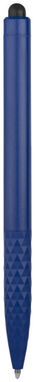 Кулькова ручка-стилус Tri Click Clip, колір темно-синій - 10700403- Фото №4