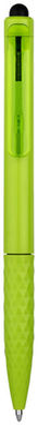 Кулькова ручка-стилус Tri Click Clip, колір зелений - 10700405- Фото №3