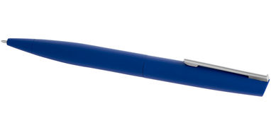 Кулькова ручка Milos приємна на дотик, колір синій темний - 10700602- Фото №1