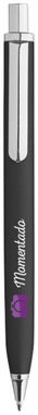 Шариковая ручка Evia с плоским корпусом, цвет сплошной черный - 10700700- Фото №2