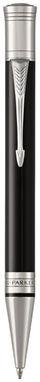 Ручка шариковая Duofold Premium , цвет сплошной черный, хром - 10700901- Фото №3