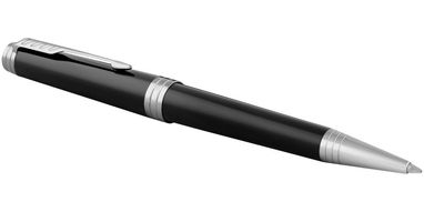 Ручка шариковая Premier , цвет сплошной черный, хром - 10701101- Фото №1