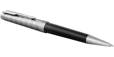 Ручка кулькова Premier , колір суцільний чорний, сріблястий - 10701105- Фото №1