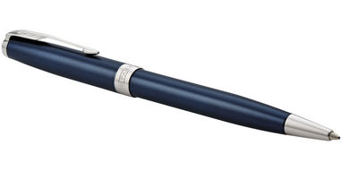 Ручка кулькова Sonnet, колір синій, сріблястий - 10701404- Фото №1
