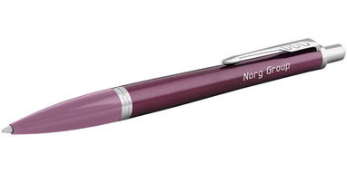 Ручка кулькова Urban Premium, колір пурпурний, сріблястий - 10701704- Фото №2