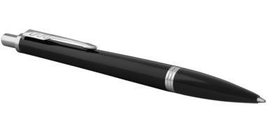 Ручка кулькова Urban , колір суцільний чорний, сріблястий - 10701801- Фото №1