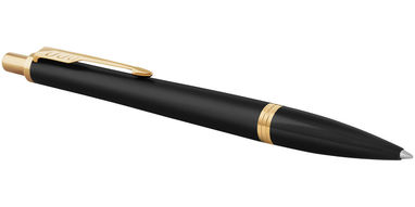 Ручка кулькова Urban , колір суцільний чорний, золотистий - 10701803- Фото №1