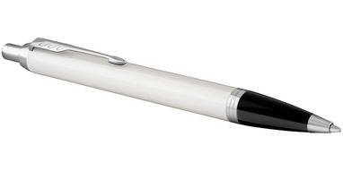 Ручка кулькова IM, колір білий, сріблястий - 10702102- Фото №1