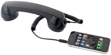 Трубка для мобільного телефону в стилі ретро, колір суцільний чорний - 10815500- Фото №3