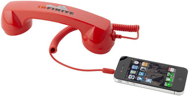 Трубка для мобильного телефона в стиле ретро, цвет красный - 10815502- Фото №3