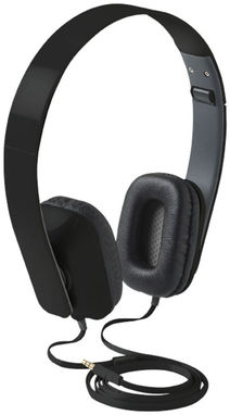 Складані навушники Tablis, колір суцільний чорний - 10817901- Фото №1