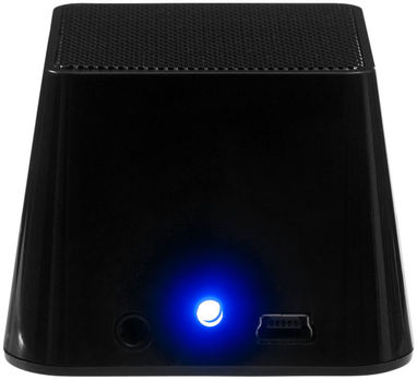 Колонка Nomia з функцією Bluetooth, колір суцільний чорний - 10819200- Фото №3