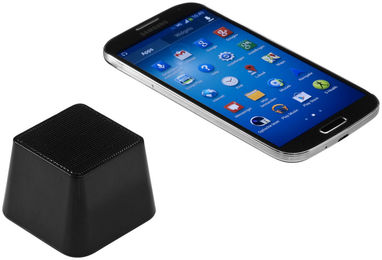 Колонка Nomia с функцией Bluetooth, цвет сплошной черный - 10819200- Фото №7