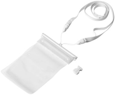 Водонепроникний чохол Splash для смартфонів з сенсорним екраном, колір білий, прозорий - 10819903- Фото №7