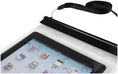 Водонепроницаемый чехол Splash для планшетов с сенсорным экраном, цвет сплошной черный, прозрачный - 10820100- Фото №5